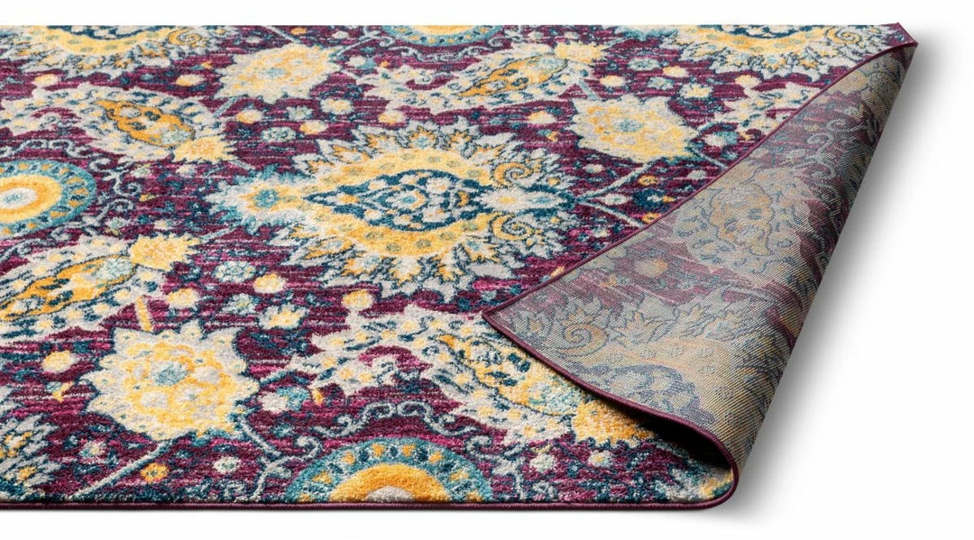 Well Woven Ash Lavendar Bohemian Floral Rug 5 Well Woven Ash Lavendar Bohemian Floral Rug