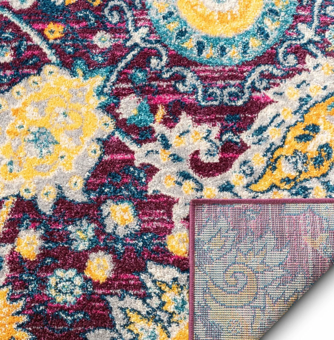 Well Woven Ash Lavendar Bohemian Floral Rug 3 Well Woven Ash Lavendar Bohemian Floral Rug