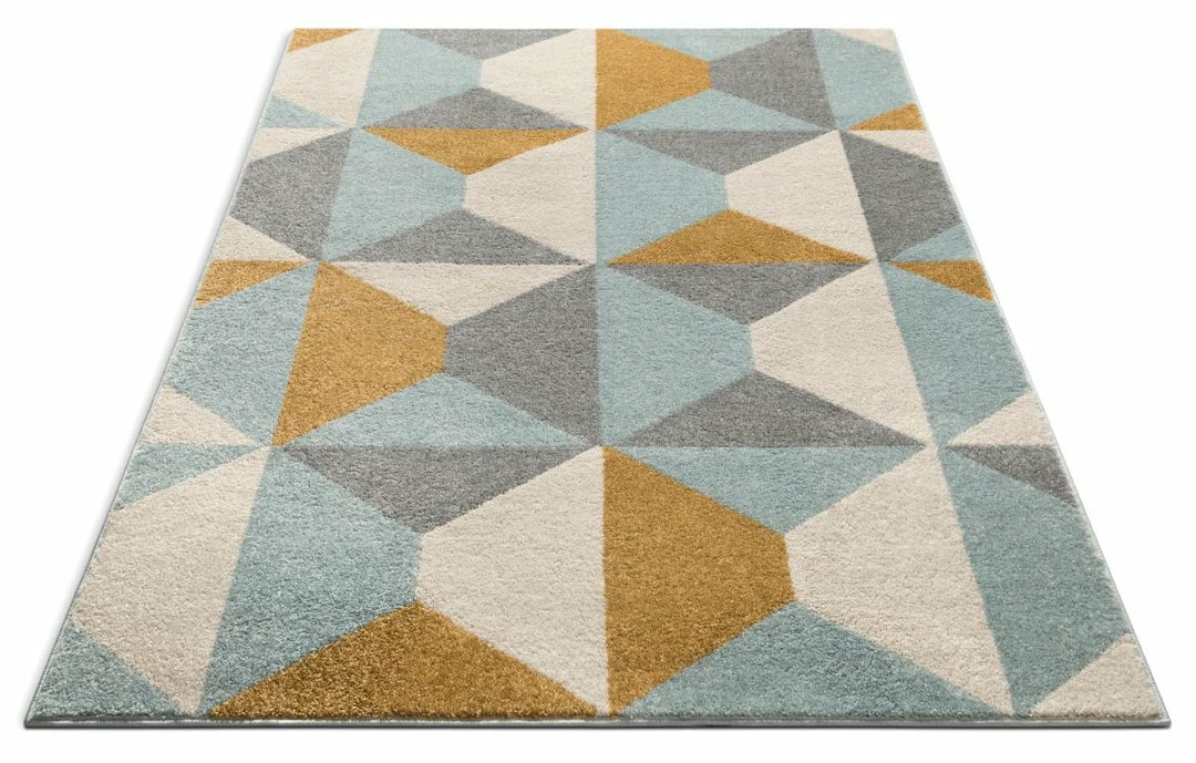 Well Woven Global Zeke Gold Mid-Century Modern Rug 6 Well Woven Global Zeke Gold Mid-Century Modern Rug