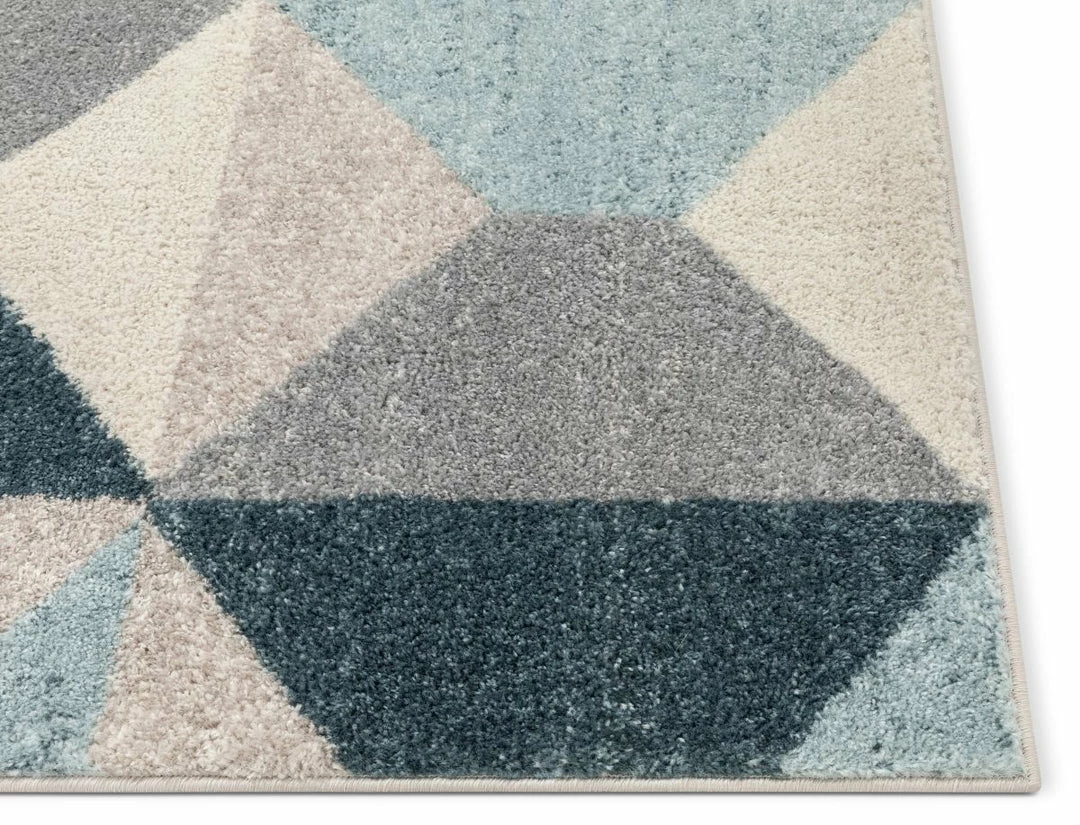 Well Woven Zeke Blue Mid-Century Modern Geometric Rug Global 3 Well Woven Zeke Blue Mid-Century Modern Geometric Rug Global