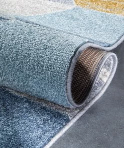 Well Woven Global Maddox Blue Modern Geometric Rug