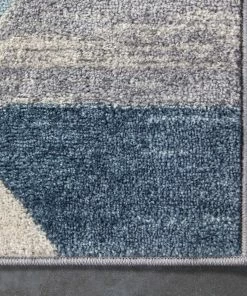 Well Woven Global Maddox Blue Modern Geometric Rug