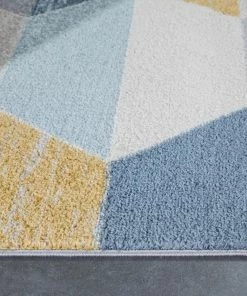 Well Woven Global Maddox Blue Modern Geometric Rug