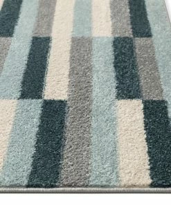 Well Woven Griffith Blue Modern Geometric Rug Global