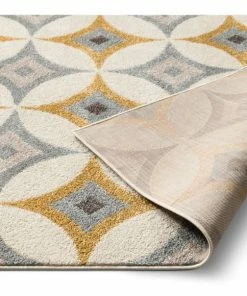 Well Woven Global Perla Gold Modern Bohemian Rug