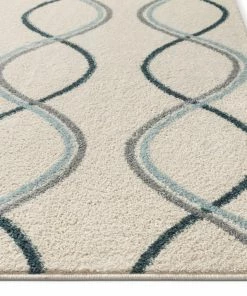 Well Woven Poppy Blue Modern Rug