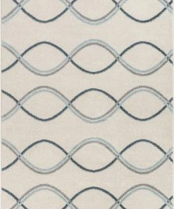 Well Woven Poppy Blue Modern Rug