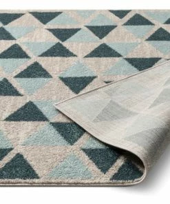 Well Woven Global Simone Blue Scandinavian Geometric Rug