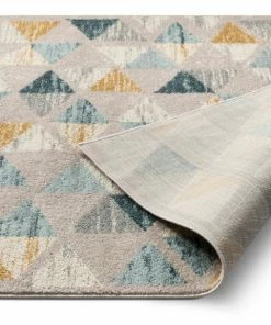 Well Woven Simone Gold Scandinavian Geometric Rug