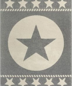 Well Woven Sparrow Grey Modern Novelty Rug
