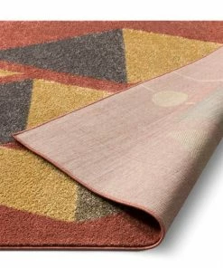 Well Woven Scarlett Red Mid-Century Modern Rug Global