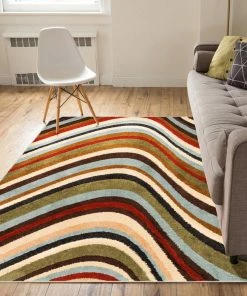 Well Woven Earth Natural Modern Rug 3'x5'