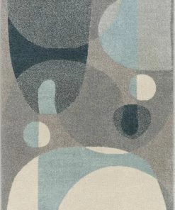 Well Woven Orion Blue Mid-Century Modern Rug