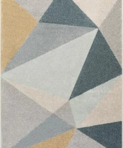 Well Woven Zelda Gold Modern Geometric Rug Global