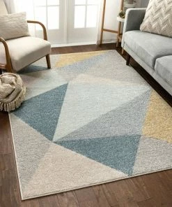 Well Woven Zelda Gold Modern Geometric Rug Global 9 Well Woven Zelda Gold Modern Geometric Rug Global