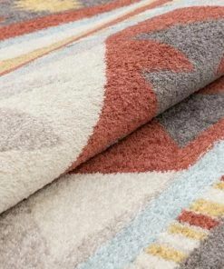 Well Woven Sentinel Southwestern Geometric Terracotta Rug Global