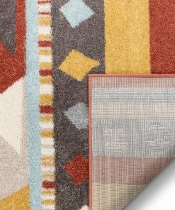 Well Woven Sentinel Southwestern Geometric Terracotta Rug Global