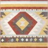 Well Woven Sentinel Southwestern Geometric Terracotta Rug Global