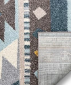 Well Woven Global Sentinel Southwestern Geometric Blue Rug
