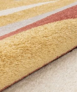 Well Woven Geometric Yuma Modern Abstract Terracotta Rug