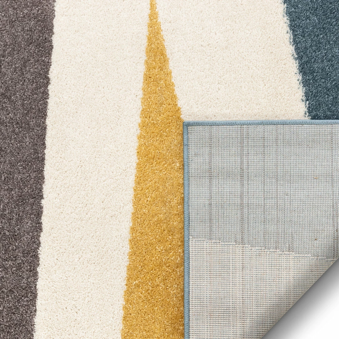 Well Woven Yuma Modern Abstract Blue Rug 5'3" X 7'3" Geometric 3 Well Woven Yuma Modern Abstract Blue Rug 5'3" X 7'3" Geometric