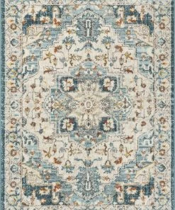Well Woven Stella Blue Modern Vintage Rug