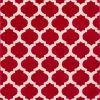 Well Woven Zoe Red Modern Trellis Rug