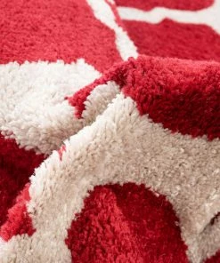 Well Woven Zoe Red Modern Trellis Rug