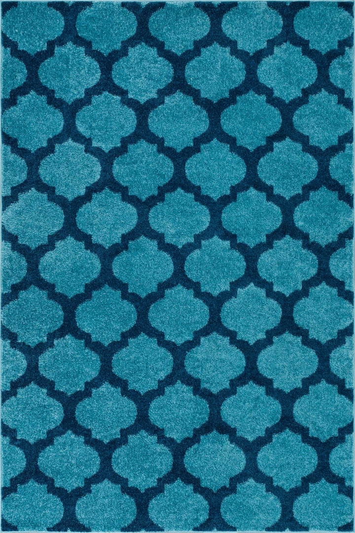 Well Woven Zoe Light Blue Modern Trellis Rug 1 Well Woven Zoe Light Blue Modern Trellis Rug