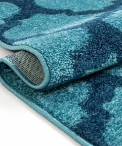 Well Woven Zoe Light Blue Modern Trellis Rug 10 Well Woven Zoe Light Blue Modern Trellis Rug