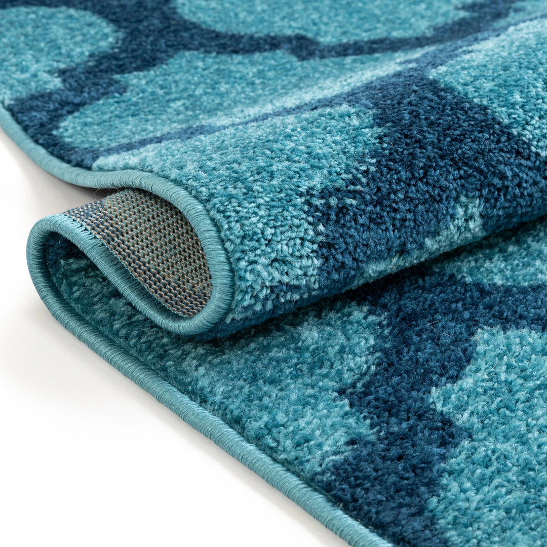 Well Woven Zoe Light Blue Modern Trellis Rug 5 Well Woven Zoe Light Blue Modern Trellis Rug