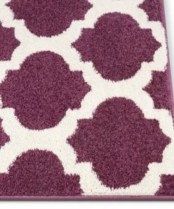 Well Woven Zoe Purple Modern Trellis Rug Geometric 7 Well Woven Zoe Purple Modern Trellis Rug Geometric