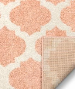 Well Woven Zoe Blush Modern Trellis Rug Geometric 11 Well Woven Zoe Blush Modern Trellis Rug Geometric