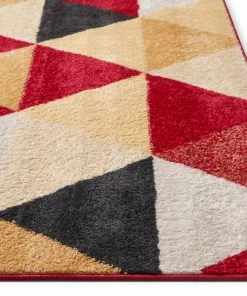 Well Woven Alvin Red Modern Geometric Rug