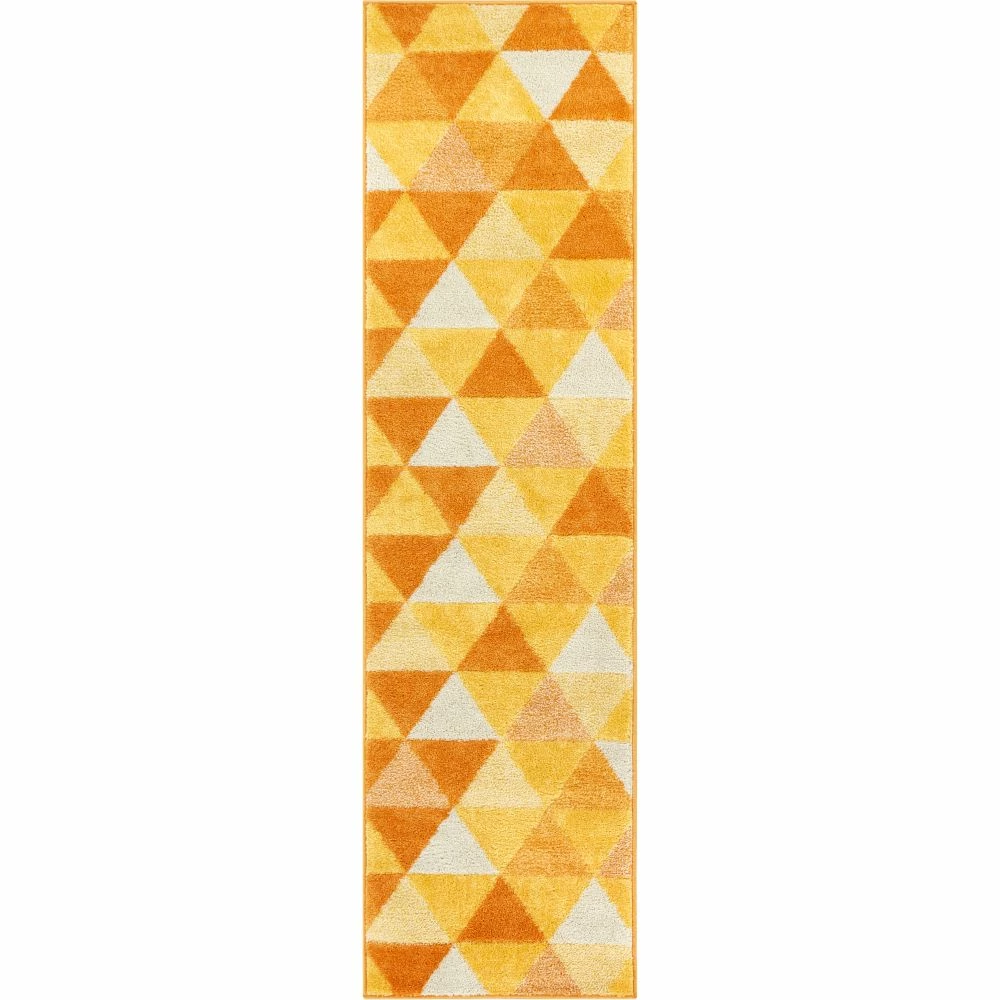 Well Woven Alvin Orange Modern Geometric Rug 7 Well Woven Alvin Orange Modern Geometric Rug