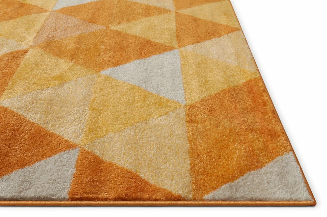 Well Woven Alvin Orange Modern Geometric Rug 3 Well Woven Alvin Orange Modern Geometric Rug