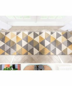 Well Woven Alvin Gold Modern Geometric Rug