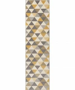 Well Woven Alvin Gold Modern Geometric Rug