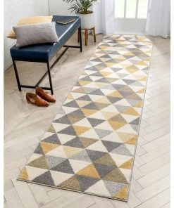 Well Woven Alvin Gold Modern Geometric Rug