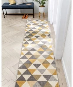 Well Woven Alvin Gold Modern Geometric Rug