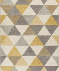 Well Woven Alvin Gold Modern Geometric Rug