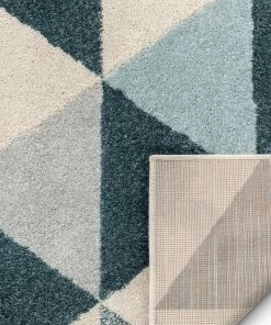 Well Woven Global Alvin Dark Blue Mid-Century Modern Rug