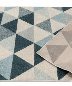 Well Woven Global Alvin Dark Blue Mid-Century Modern Rug