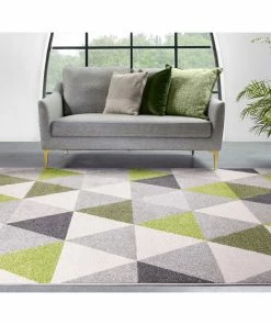 Well Woven Alvin Green Modern Geometric Rug