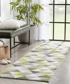 Well Woven Alvin Green Modern Geometric Rug