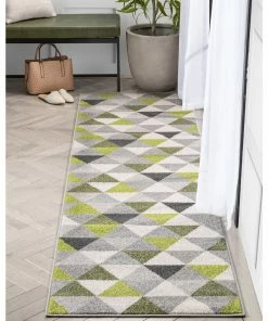 Well Woven Alvin Green Modern Geometric Rug