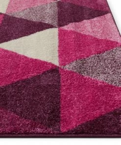 Well Woven Alvin Purple Modern Geometric Rug