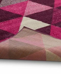Well Woven Alvin Purple Modern Geometric Rug