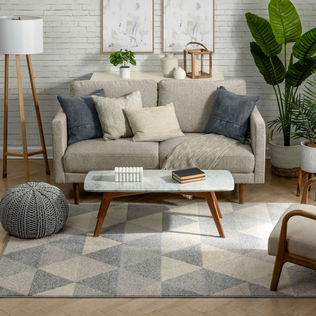 Well Woven Global Alvin Grey Mid-Century Modern Rug 6 Well Woven Global Alvin Grey Mid-Century Modern Rug