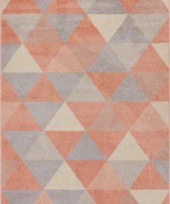 Well Woven Alvin Blush Modern Geometric Rug